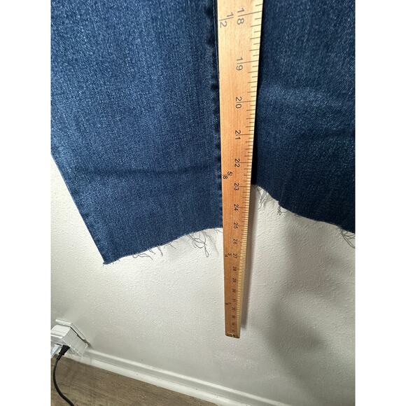 AG Dark Wash The Harper Essential Straight Raw Hem Jeans 29 - Picture 15 of 15